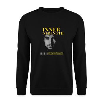 Force intérieure - Sweat-shirt Unisexe - noir - Devant - Alina (178cm) & Michal (187cm)