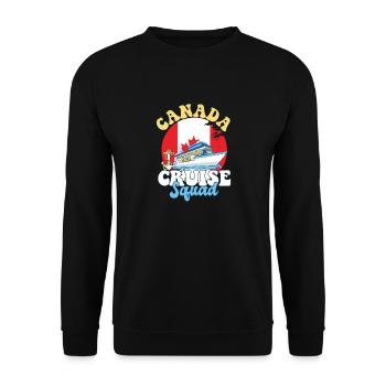 Canada Cruise Squad Family Vacation Trip - Unisex Sweatshirt - black - Front - Alina (178cm) & Michal (187cm)