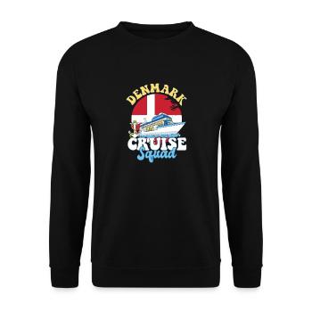 Denmark Cruise Squad Family Vacation Trip - Unisex Sweatshirt - black - Front - Alina (178cm) & Michal (187cm)