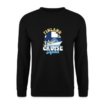 Finland Cruise Squad Family Vacation Trip - Unisex Sweatshirt - black - Front - Alina (178cm) & Michal (187cm)