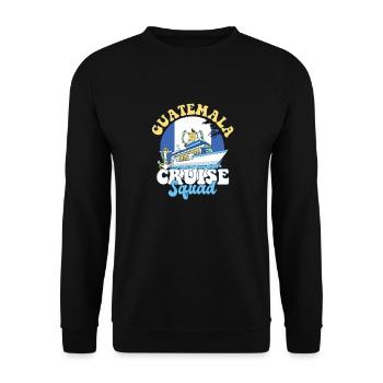 Guatemala Cruise Squad Family Vacation Trip - Unisex Sweatshirt - black - Front - Alina (178cm) & Michal (187cm)