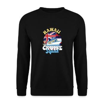 Hawaii Cruise Squad Family Vacation Trip - Unisex Sweatshirt - black - Front - Alina (178cm) & Michal (187cm)
