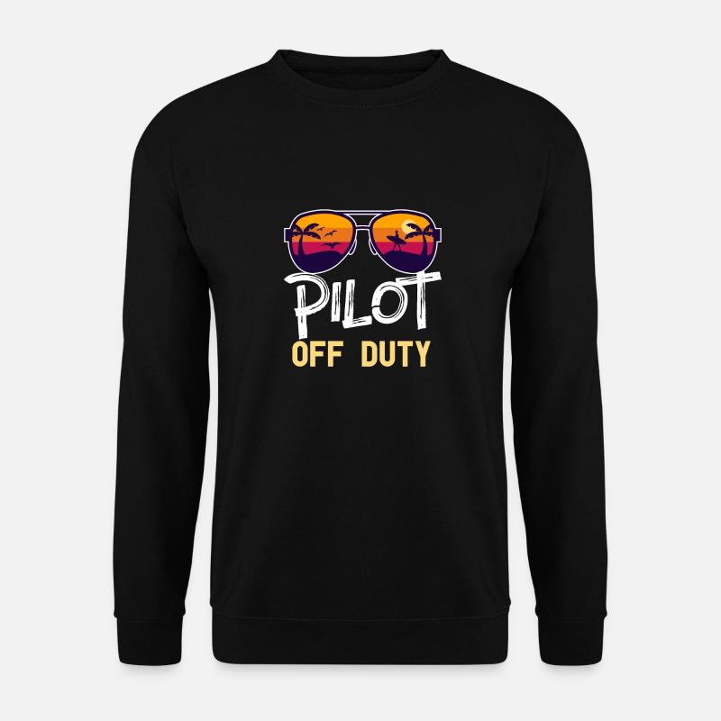 Pilot Of Duty - Unisex Pullover - Schwarz