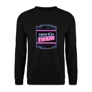 hack out bday hacker fans and free wifi codes - Unisex Pullover - Schwarz - Vorne - Alina (178cm) & Michal (187cm)