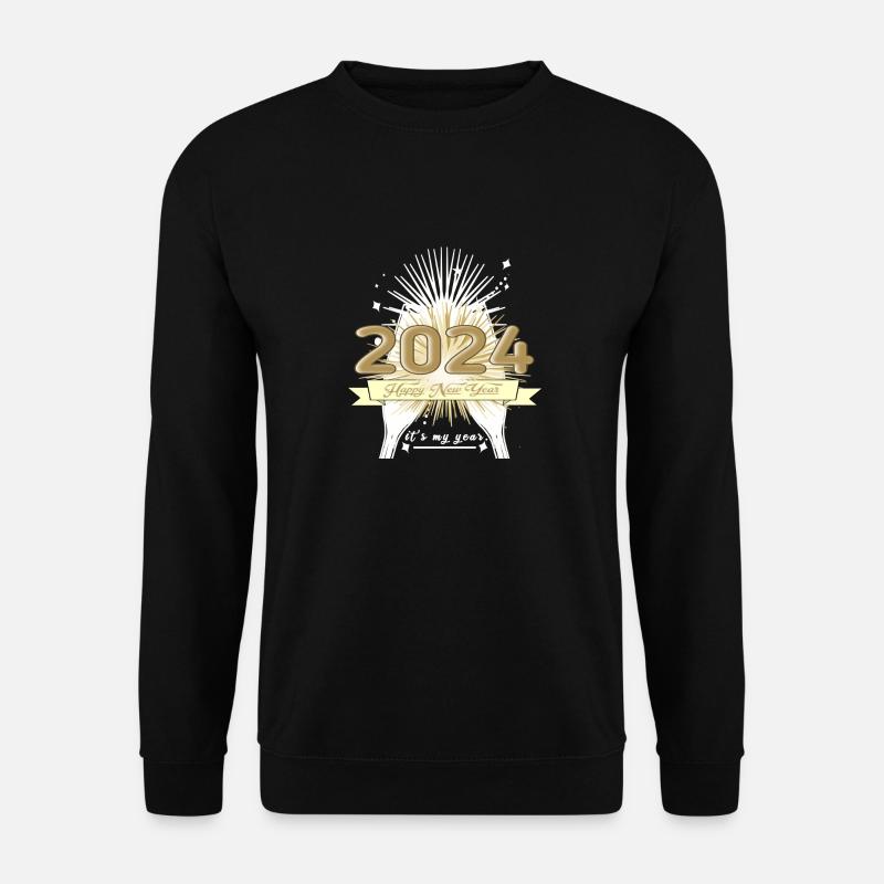 Neujahr 2024 - Unisex Pullover - Schwarz