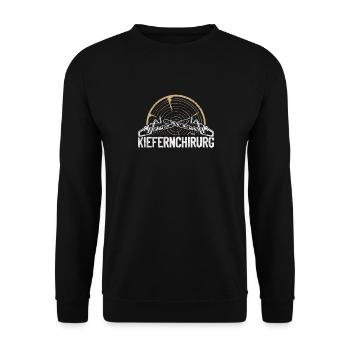 Kiefernchirurg - Unisex Pullover - Schwarz - Vorne - Alina (178cm) & Michal (187cm)