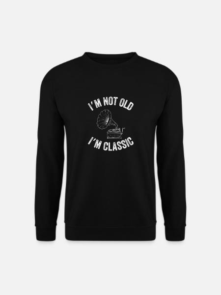 Original Vinyl Vibes - Classic Turntable Design - Unisex Sweatshirt - black