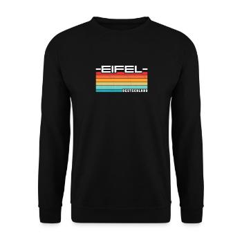 Eifel - Sweat-shirt Unisexe - noir - Devant - Alina (178cm) & Michal (187cm)