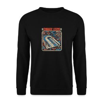 Cribbage Legend – cadeau humoristique - Sweat-shirt Unisexe - noir - Devant - Alina (178cm) & Michal (187cm)