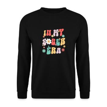 Sobriété Vie Alcool Dans Ma Période De Sobriété Boire - Sweat-shirt Unisexe - noir - Devant - Alina (178cm) & Michal (187cm)