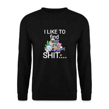 Collector’s Love - Collectionneurs et chasseurs - Sweat-shirt Unisexe - noir - Devant - Alina (178cm) & Michal (187cm)