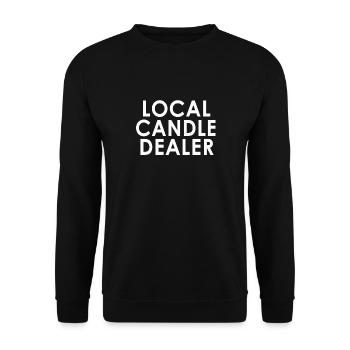 Funny Quote for Candle Makers Candle Making - Unisex Pullover - Schwarz - Vorne - Alina (178cm) & Michal (187cm)