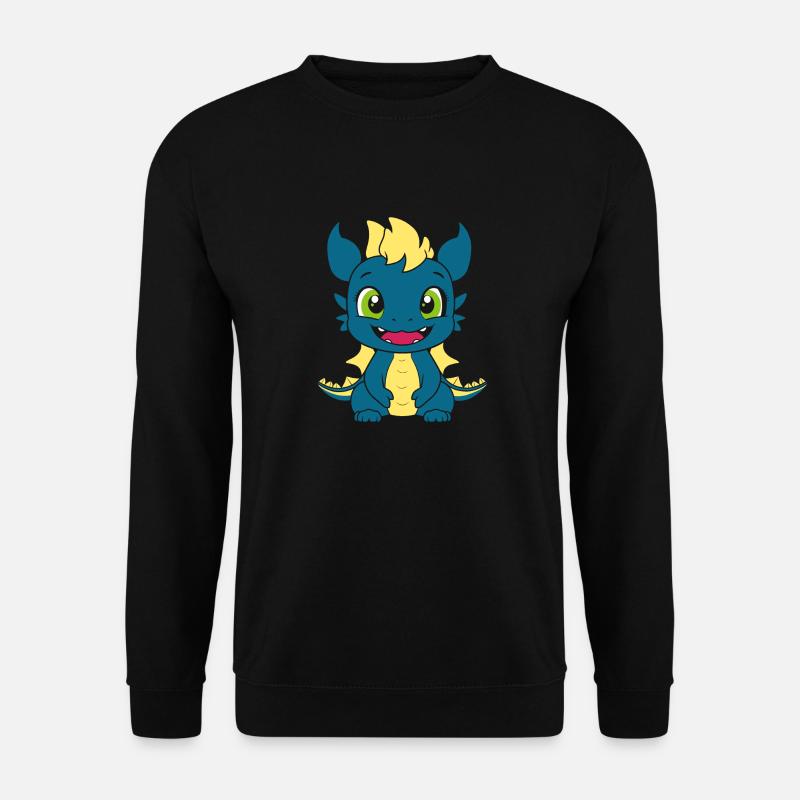 Bébé dragon - Sweat-shirt Unisexe - noir