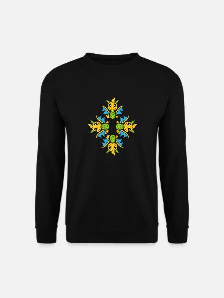 Bébé dragon - Sweat-shirt Unisexe - noir