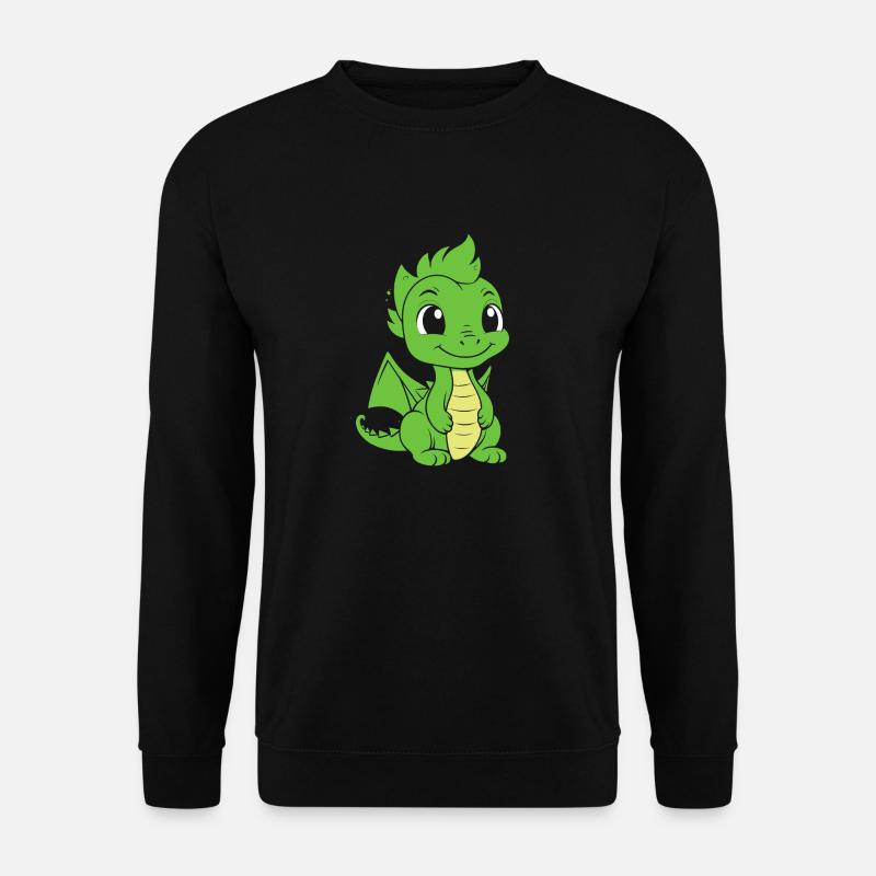 Bébé dragon - Sweat-shirt Unisexe - noir