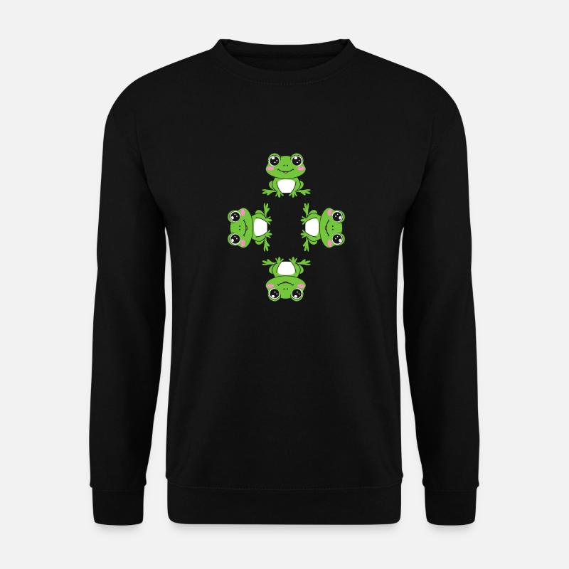 Mała żabka - Bluza unisex - czarny