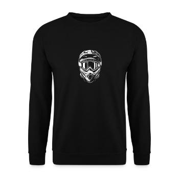 VTT Motocross Descente Idée Cadeau VTT - Sweat-shirt Unisexe - noir - Devant - Alina (178cm) & Michal (187cm)