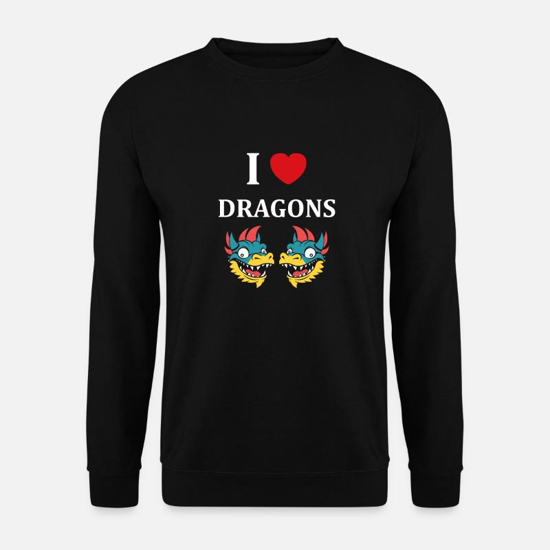 Bébé dragon - Sweat-shirt Unisexe - noir