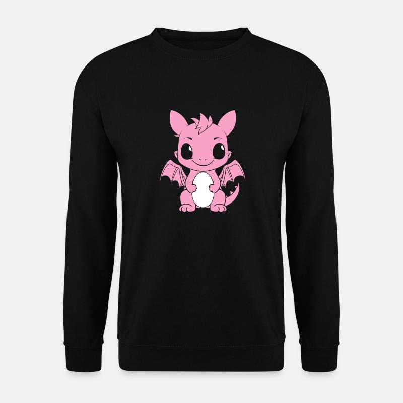 Bébé dragon - Sweat-shirt Unisexe - noir
