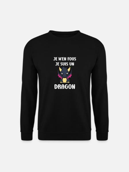 Bébé dragon - Sweat-shirt Unisexe - noir