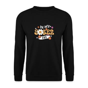Sobriété Vie Alcool Dans Ma Période De Sobriété Boire - Sweat-shirt Unisexe - noir - Devant - Alina (178cm) & Michal (187cm)