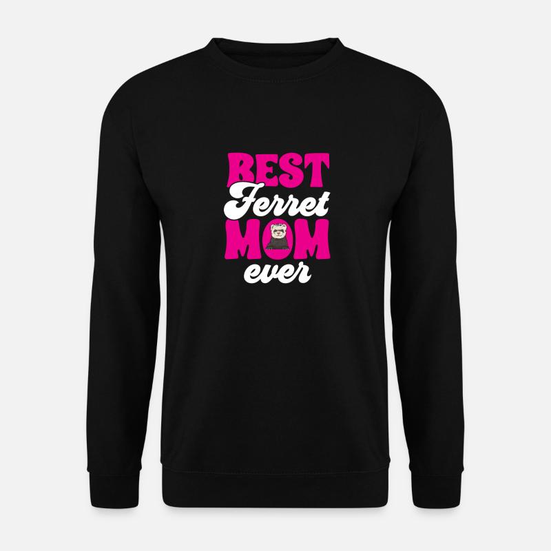 Frettchen Besitzer Frettchen - Unisex Pullover - Schwarz