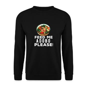 Philippines Philippines Femmes Hommes Cuisine philippine - Sweat-shirt Unisexe - noir - Devant - Alina (178cm) & Michal (187cm)