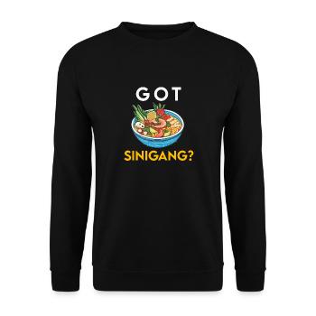 Filipino Philippines Women Men Filipino Food - Unisex Sweatshirt - black - Front - Alina (178cm) & Michal (187cm)