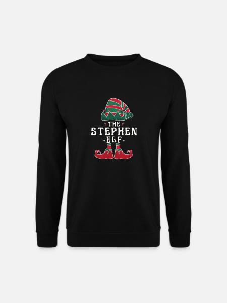 Stephen Elf famille Matching groupe Noël maman - Sweat-shirt Unisexe - noir