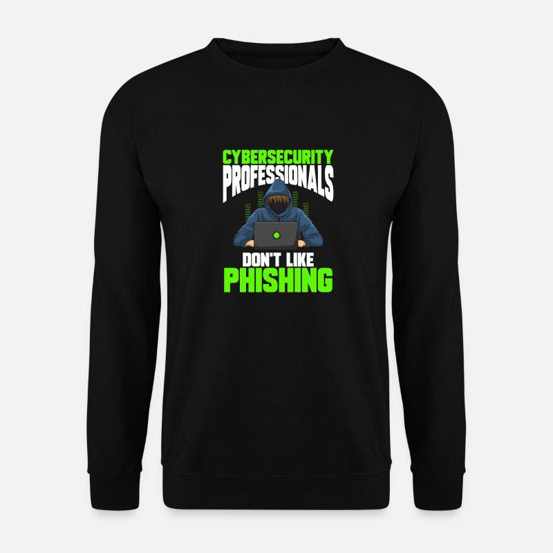 Cybersecurity Hackers IT Security - Unisex Sweatshirt - black