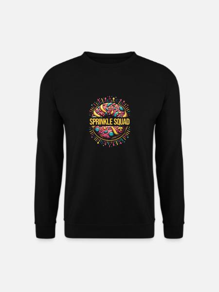 Sprinkle Squad - Lustiges Donut Geschenk - Unisex Pullover - Schwarz