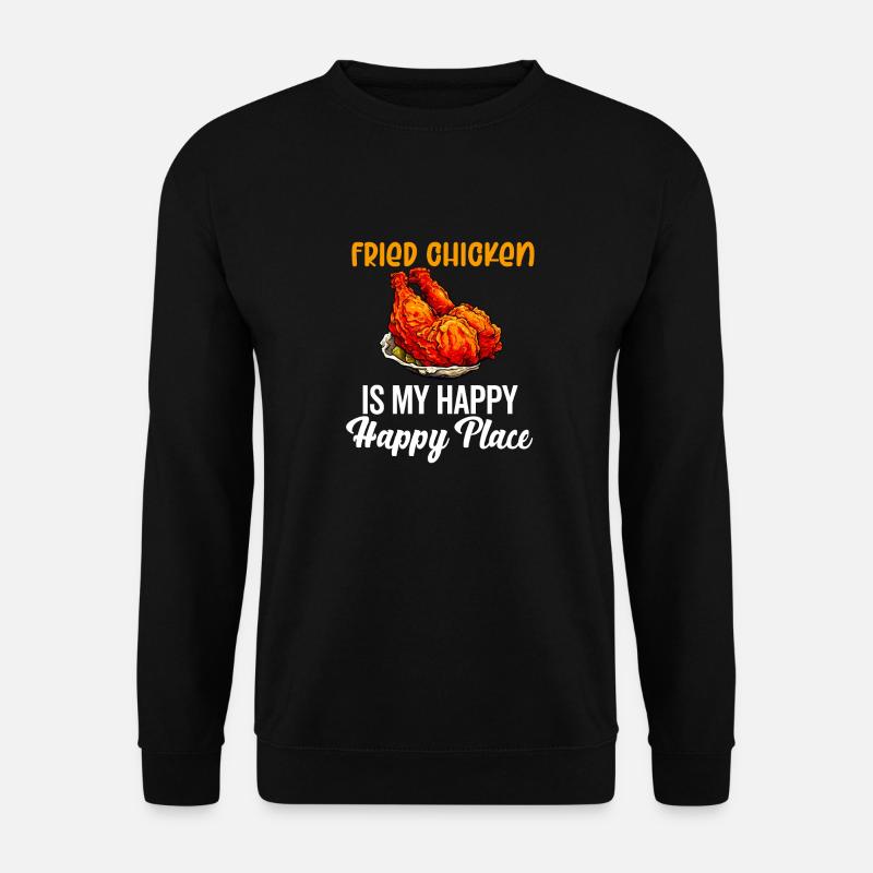 Chicken and Waffles Fried Chicken Wings Lover - Unisex Sweatshirt - black