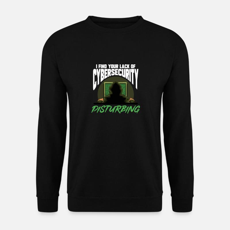 Cybersecurity Hackers IT Security - Unisex Sweatshirt - black