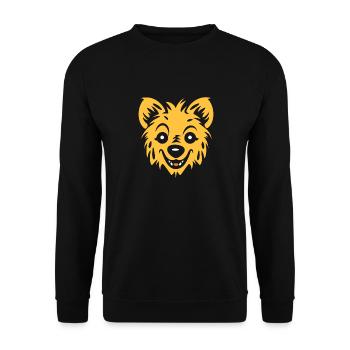 Hyäne - Unisex Pullover - Schwarz - Vorne - Alina (178cm) & Michal (187cm)