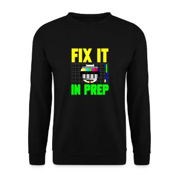 Video Editor Filmmaker Videographer - Unisex Sweatshirt - black - Front - Alina (178cm) & Michal (187cm)