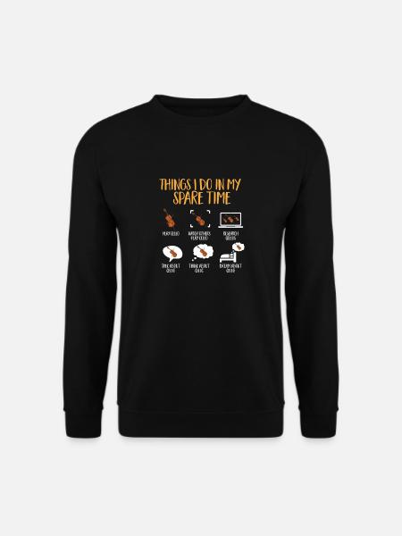 Cellospieler Cellist Musiker Cello - Unisex Pullover - Schwarz