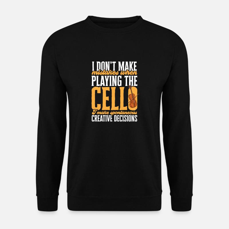 Cellospieler Cellist Musiker Cello - Unisex Pullover - Schwarz