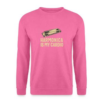 Mundharmonikaspieler für Männer Frauen Lustiger Harmoniker - Unisex Pullover - Pink - Vorne