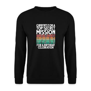 Escape Room - Unisex Sweatshirt - black - Front - Alina (178cm) & Michal (187cm)