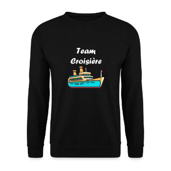 Team Croisière - Sweat-shirt Unisexe - noir - Devant - Alina (178cm) & Michal (187cm)