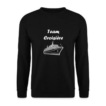 Team Croisière - Sweat-shirt Unisexe - noir - Devant - Alina (178cm) & Michal (187cm)