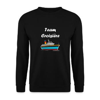 Team Croisière - Sweat-shirt Unisexe - noir - Devant - Alina (178cm) & Michal (187cm)