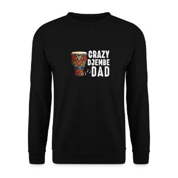 Djembé Pour L’Afrique Joueur De Tambour Jembe Musique Hommes Papa - Sweat-shirt Unisexe - noir - Devant - Alina (178cm) & Michal (187cm)