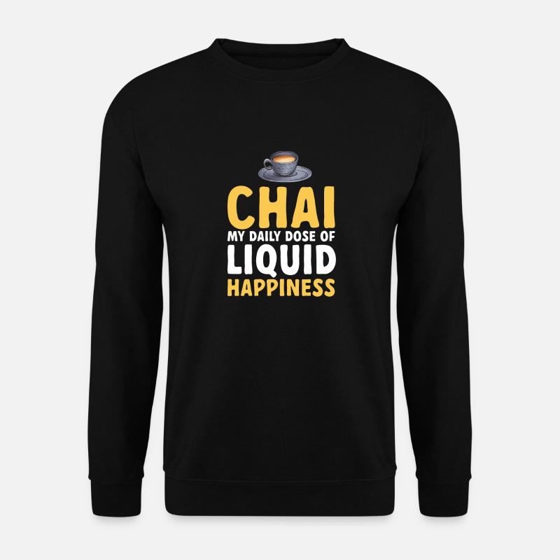 Chai Tee Masala Chai - Unisex Pullover - Schwarz