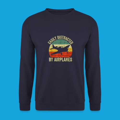 Easily Distracted by Airplanes - Unisex Pullover