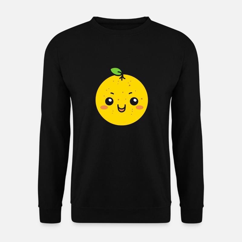 Zitrone - Unisex Pullover - Schwarz