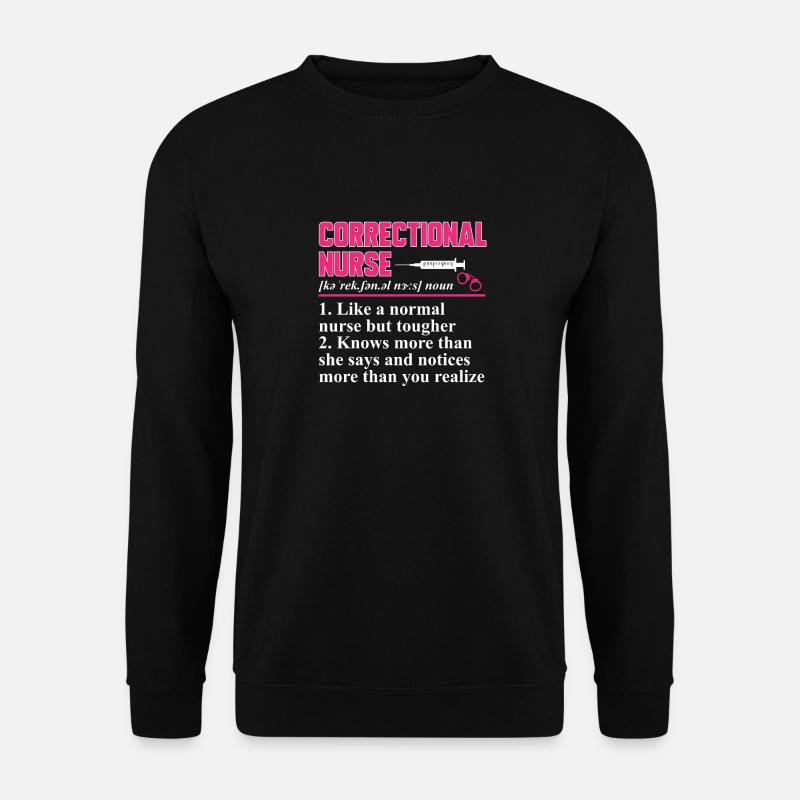 Nurse Penitentiary Prison - Unisex Sweatshirt - black