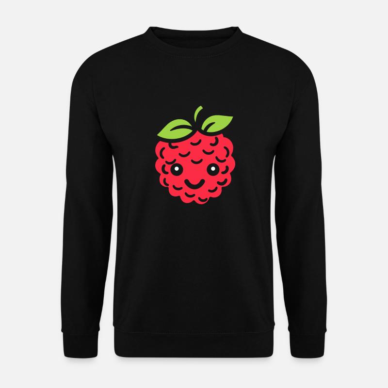 raspberry - Unisex Sweatshirt - black