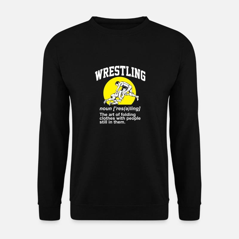 Wrestling Definition Pro Wrestler Fan Wrestling - Unisex Pullover - Schwarz