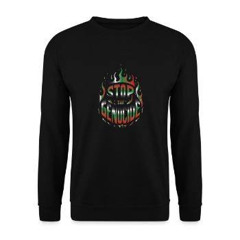PALESTINA TSHIRT - Unisex Sweatshirt - black - Front - Alina (178cm) & Michal (187cm)